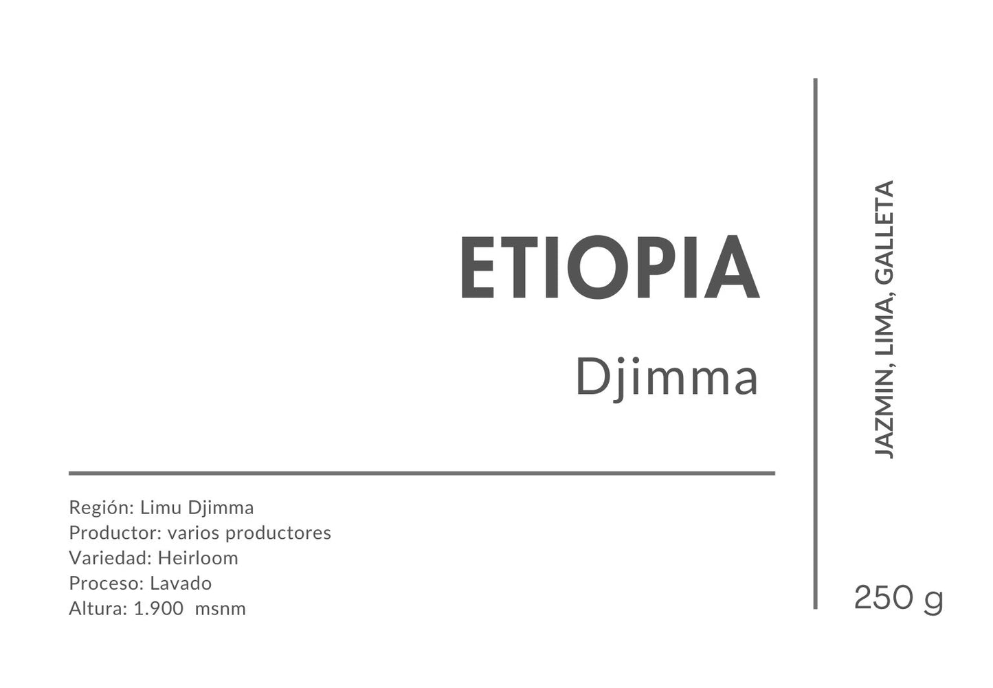 Etiopía Djimma - filtro