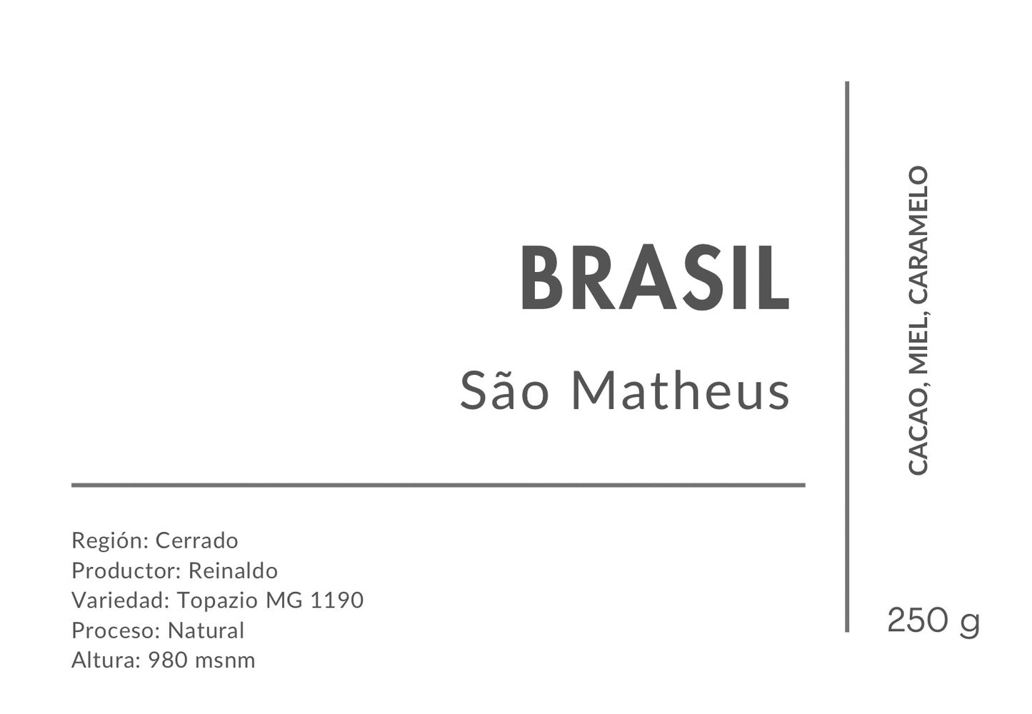 Fazenda São Matheus - Espresso