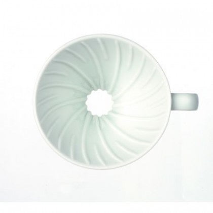 Hario V60 Dripper 02 cafetera de goteo, cerámica blanca