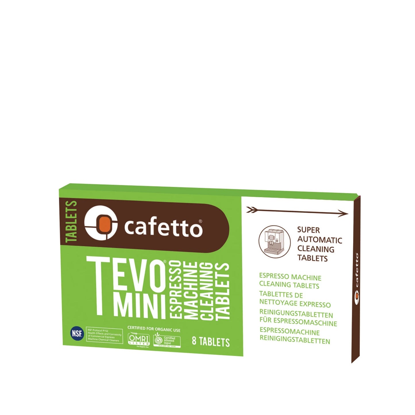 Pastillas limpieza máquina espresso
