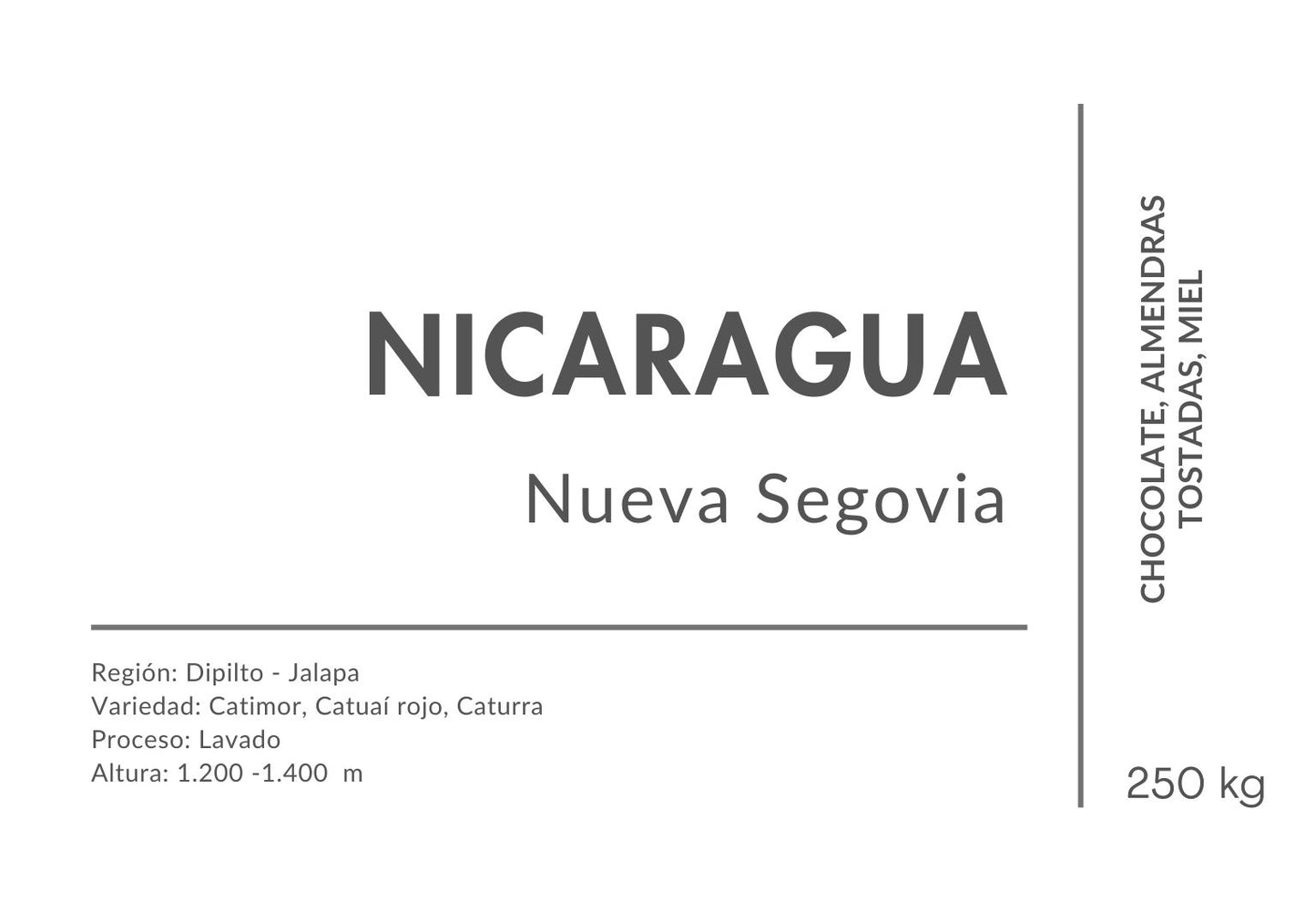 Nicaragua Nueva Segovia - Espresso