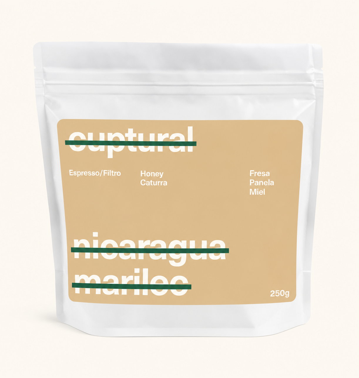 Bolsa de café Nicaragua Marilec Coffee de cuptural coffee