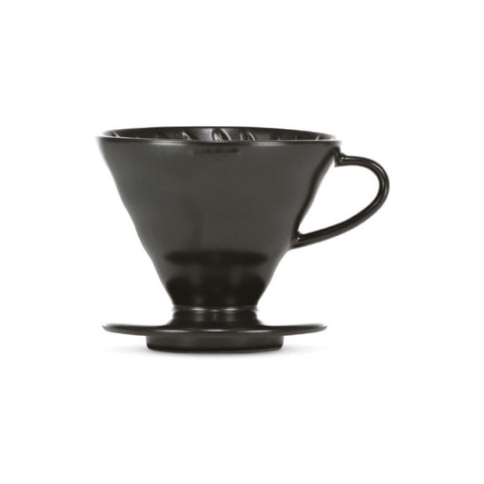Hario V60 Dripper 02 cafetera de goteo, cerámica negra