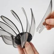 Hario V60 Dripper Suiren Tamaño 02, Transparente Negro