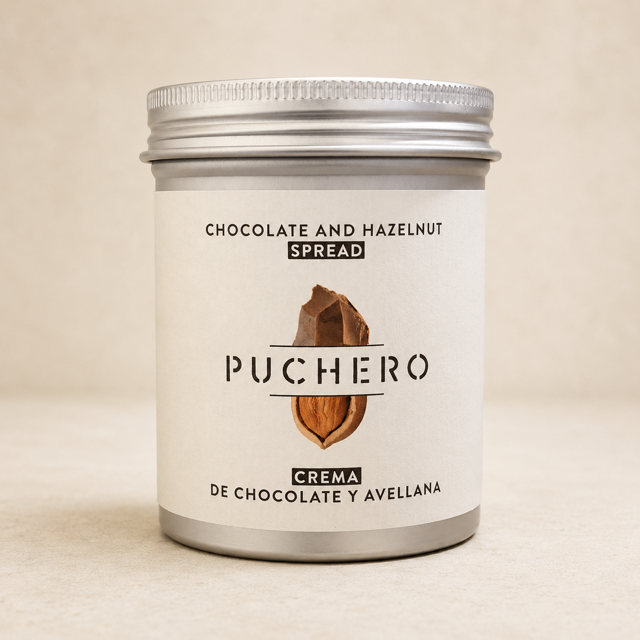 Crema de chocolate y avellanas Puchero de 200 g