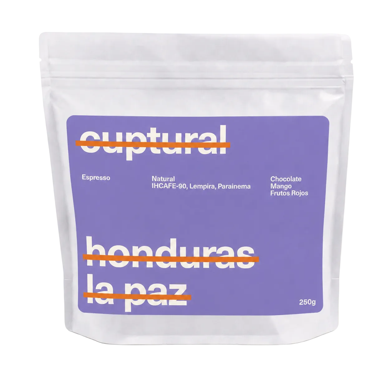 Bolsa de café Honduras La Paz de cuptural coffee